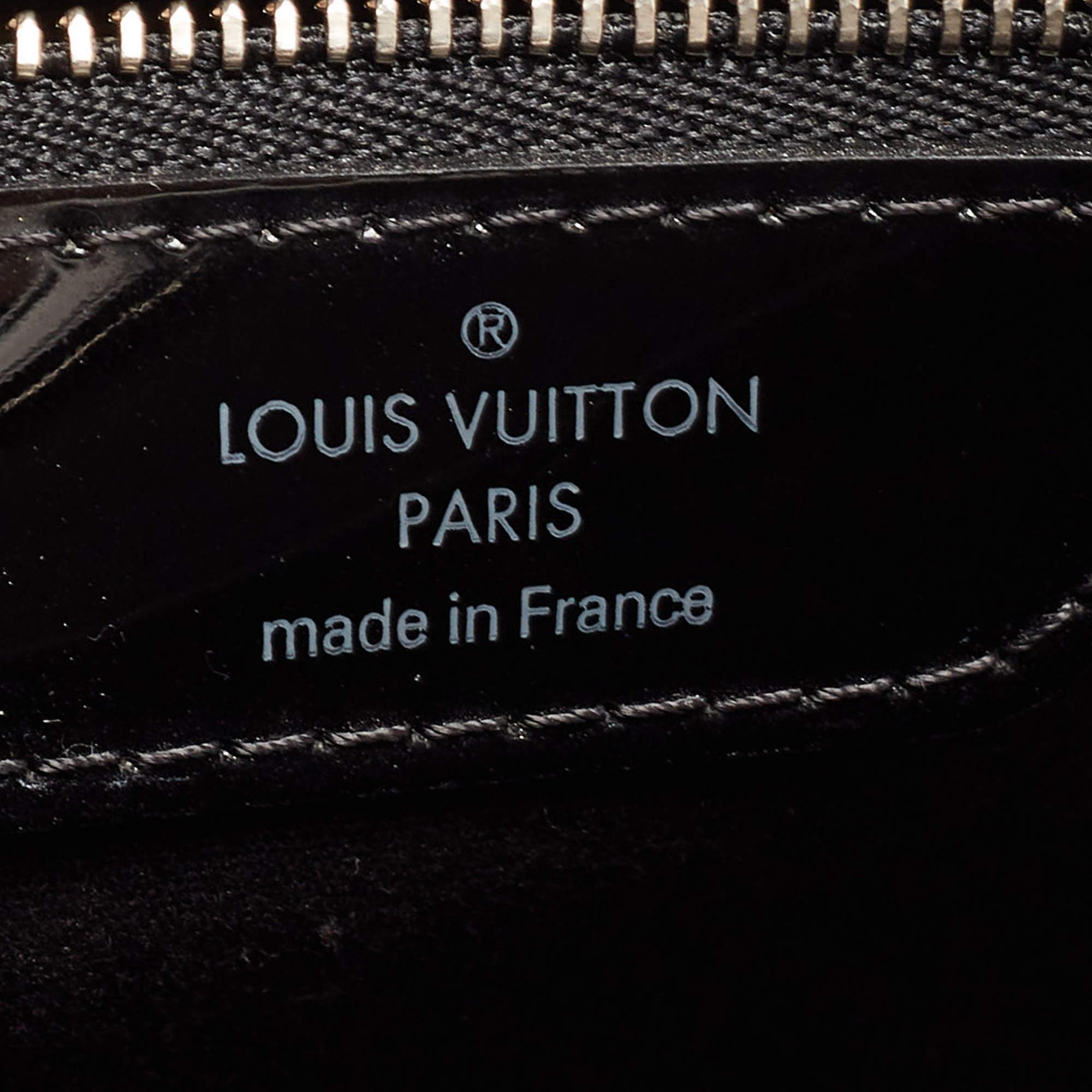 Louis Vuitton Black Electric Epi Leather Brea MM Bag For Sale 7
