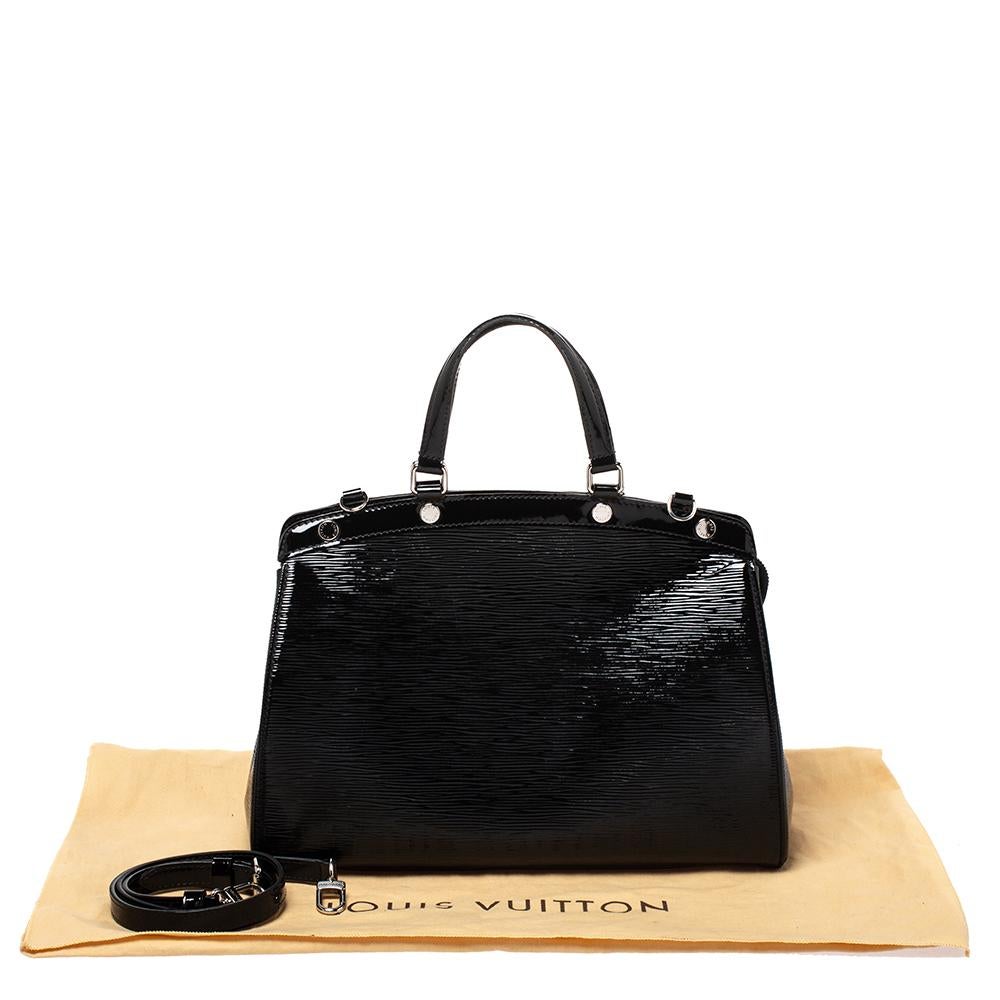 Louis Vuitton Black Electric Epi Leather Brea MM Bag 6
