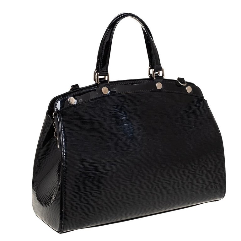 Louis Vuitton Brea Handbag in Navy Blue EPI Leather