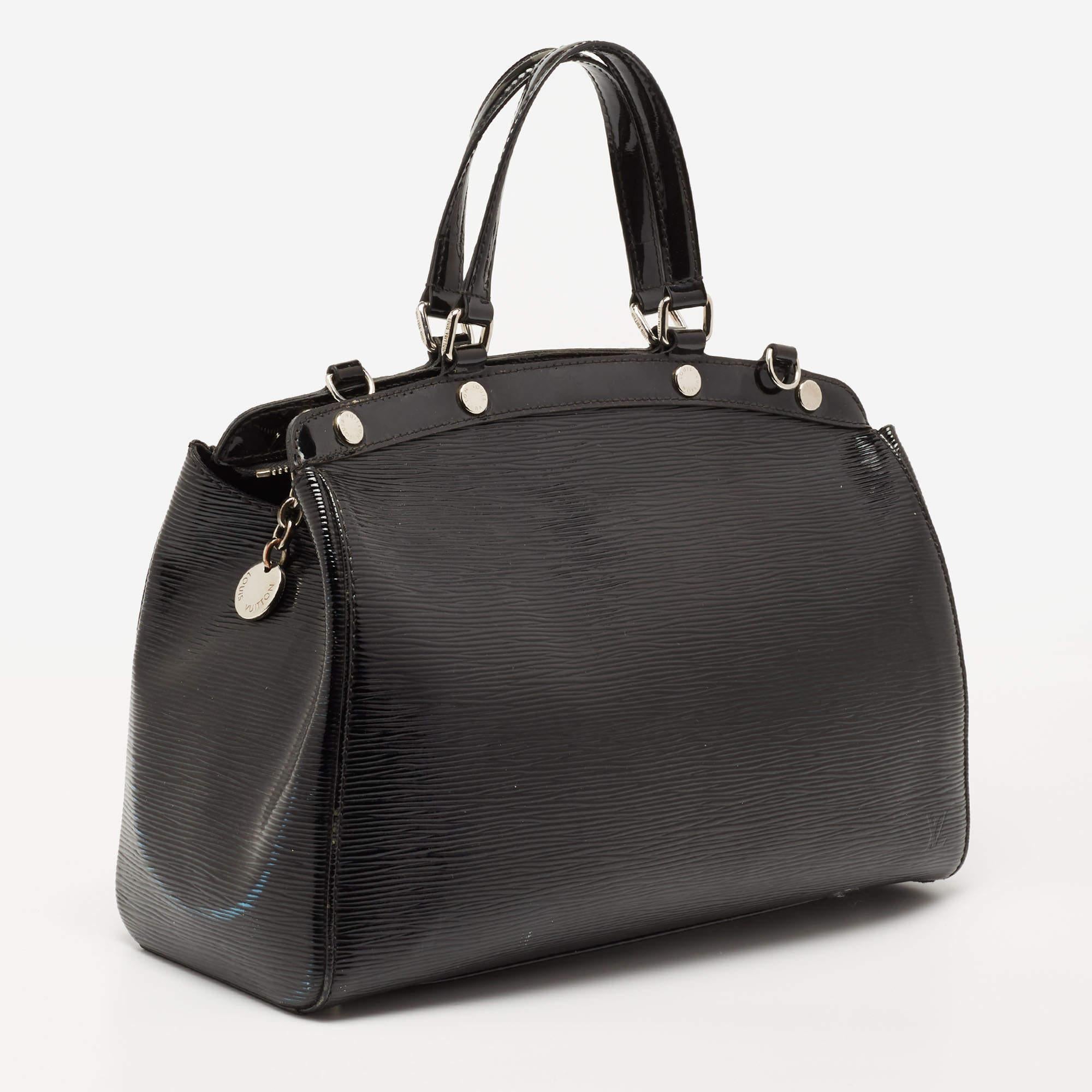 Women's or Men's Louis Vuitton Black Electric Epi Leather Brea MM Bag