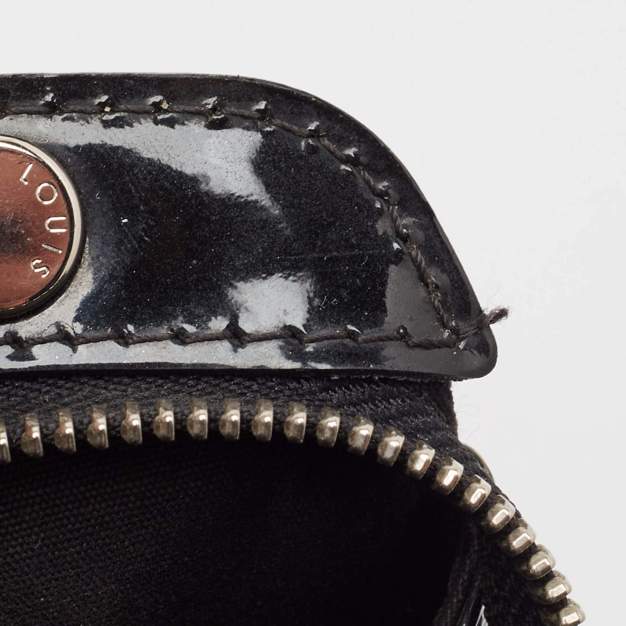 Schwarze Electric Epi Leder-Tasche von Louis Vuitton Brea MM 1