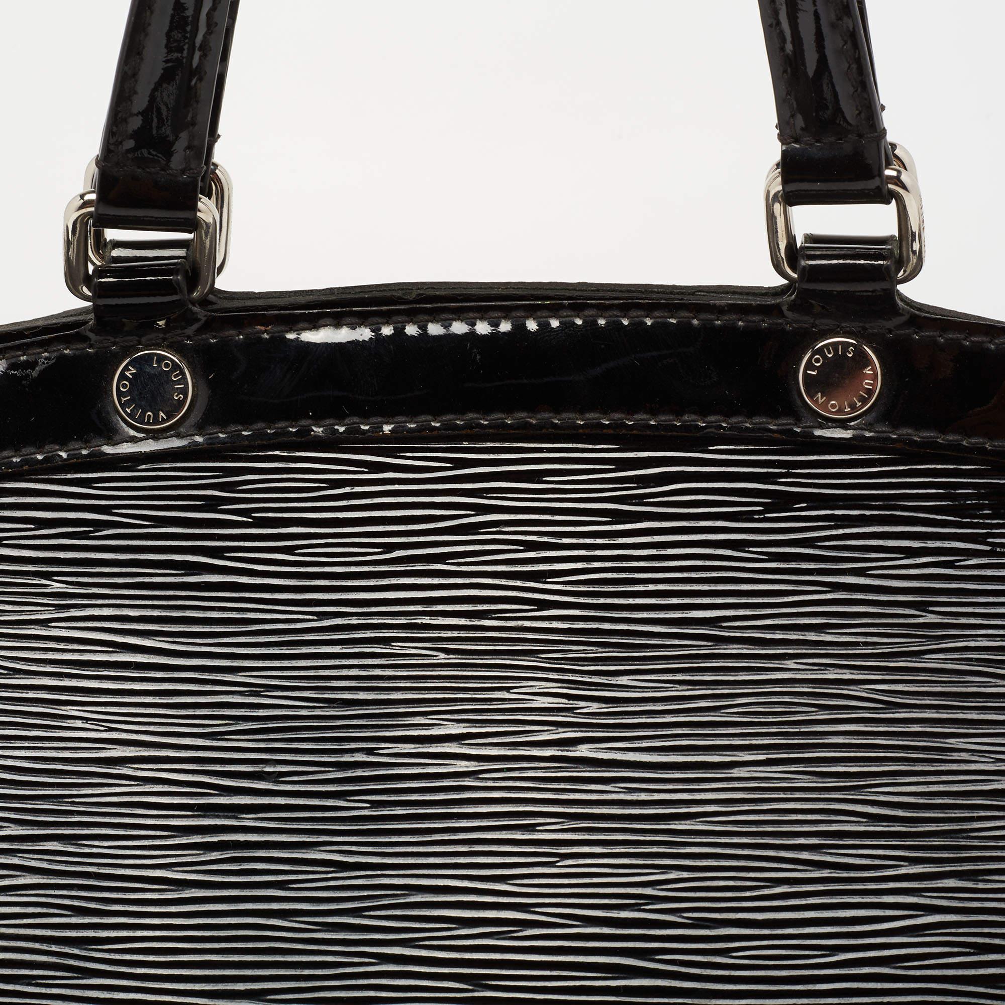 Louis Vuitton Black Electric Epi Leather Brea MM Bag 1