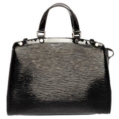 Louis Vuitton Black Electric Epi Leather Brea MM Bag