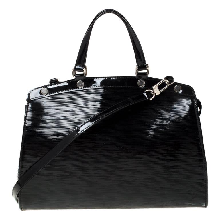 Louis Vuitton Black Electric Epi Leather Brea MM Bag For Sale at 1stDibs
