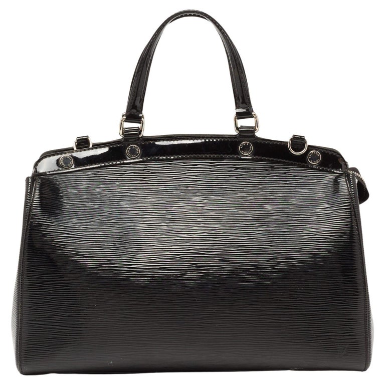 Louis Vuitton Black Electric Epi Leather Brea MM Bag For Sale