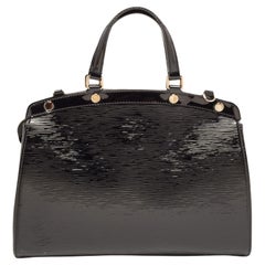 Used Louis Vuitton Black Electric Epi Leather Brea MM Bag