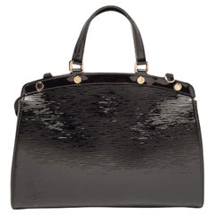 Louis Vuitton Black Electric Epi Leather Brea MM Bag