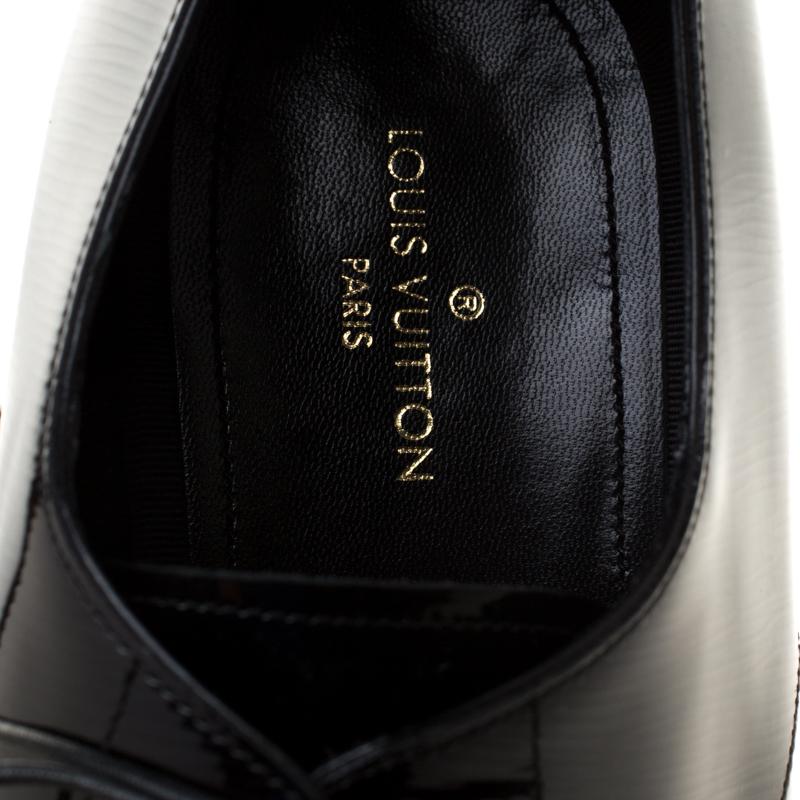 Louis Vuitton Black Electric Epi Leather Derby Shoes Size 42 2