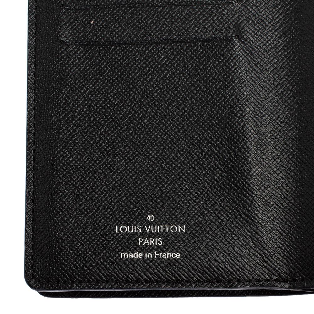 Louis Vuitton Black Electric Epi Leather Joey Wallet In Good Condition In Dubai, Al Qouz 2