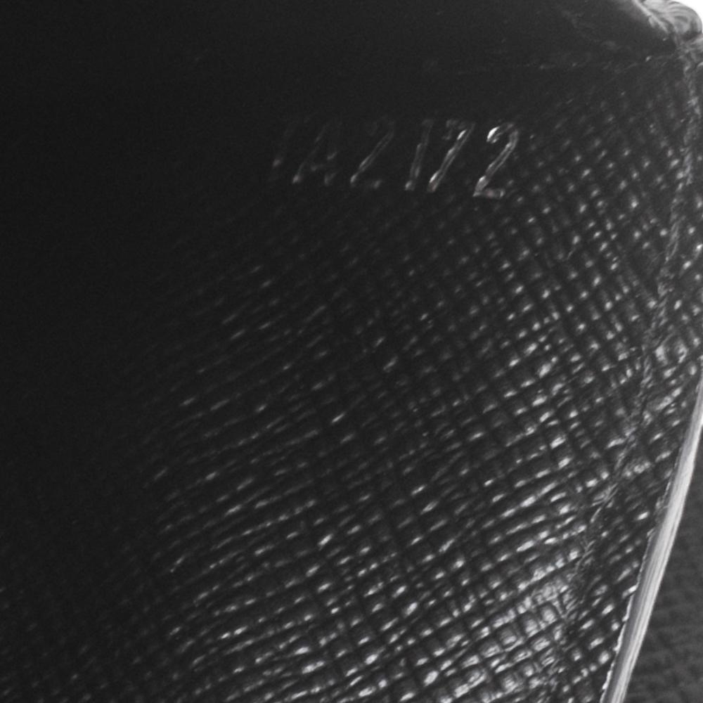 Louis Vuitton Black Electric Epi Leather Joey Wallet 4