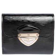 Louis Vuitton Black Electric Epi Leather Joey Wallet