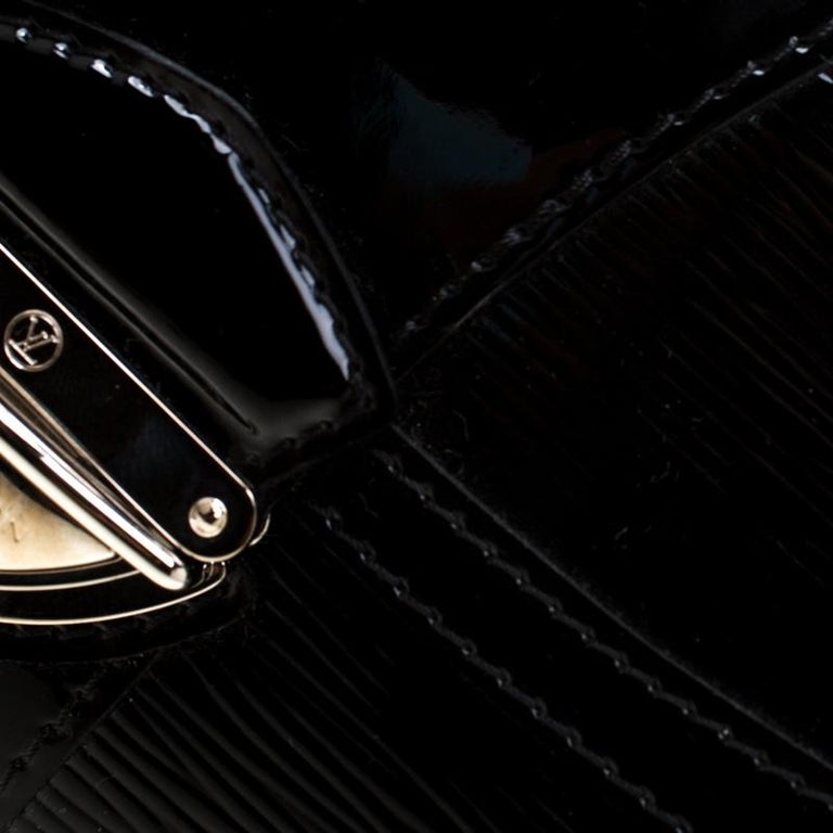 Louis Vuitton Black Electric Epi Leather Lena Bag For Sale at 1stdibs