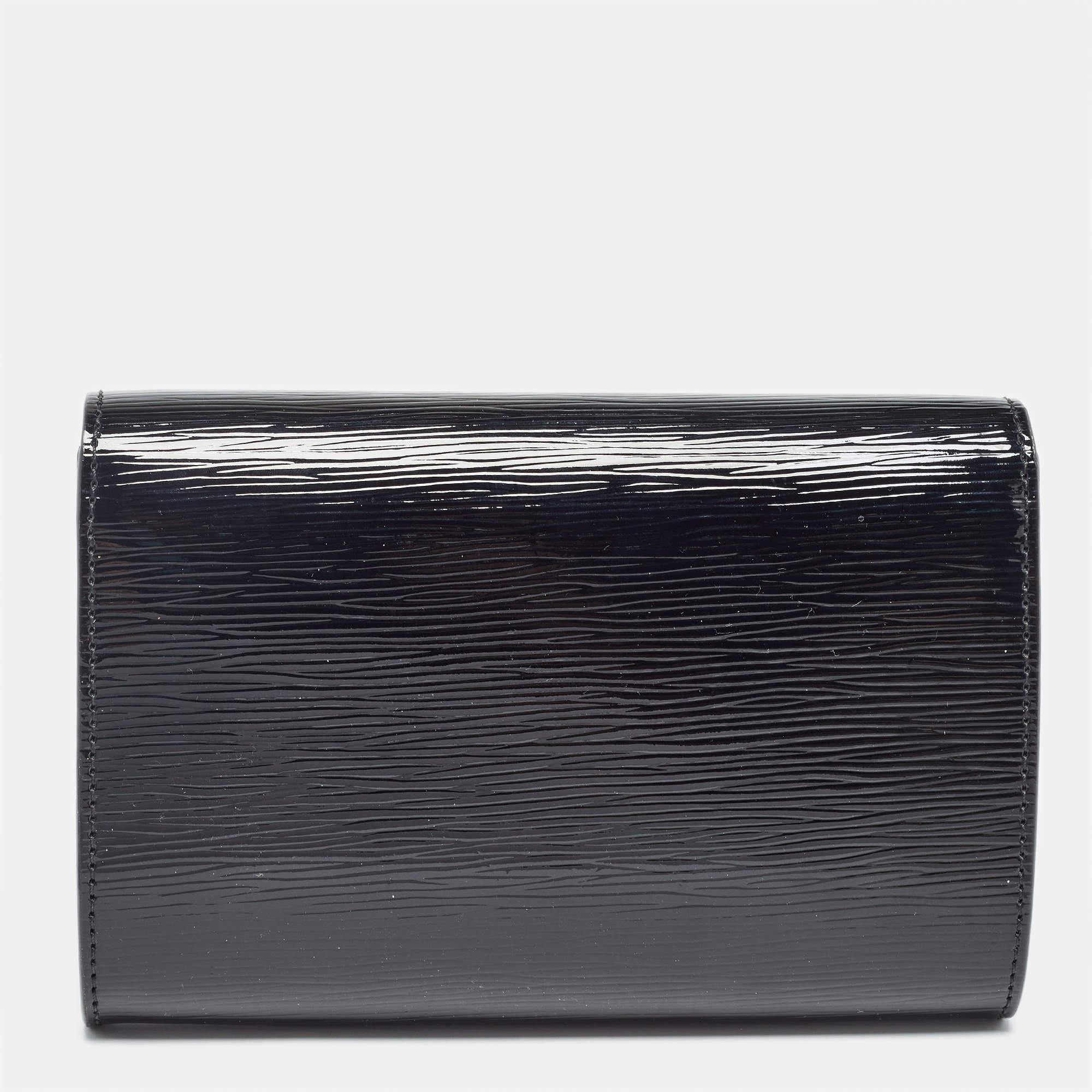 Women's Louis Vuitton Black Electric Epi Leather Louise PM Bag