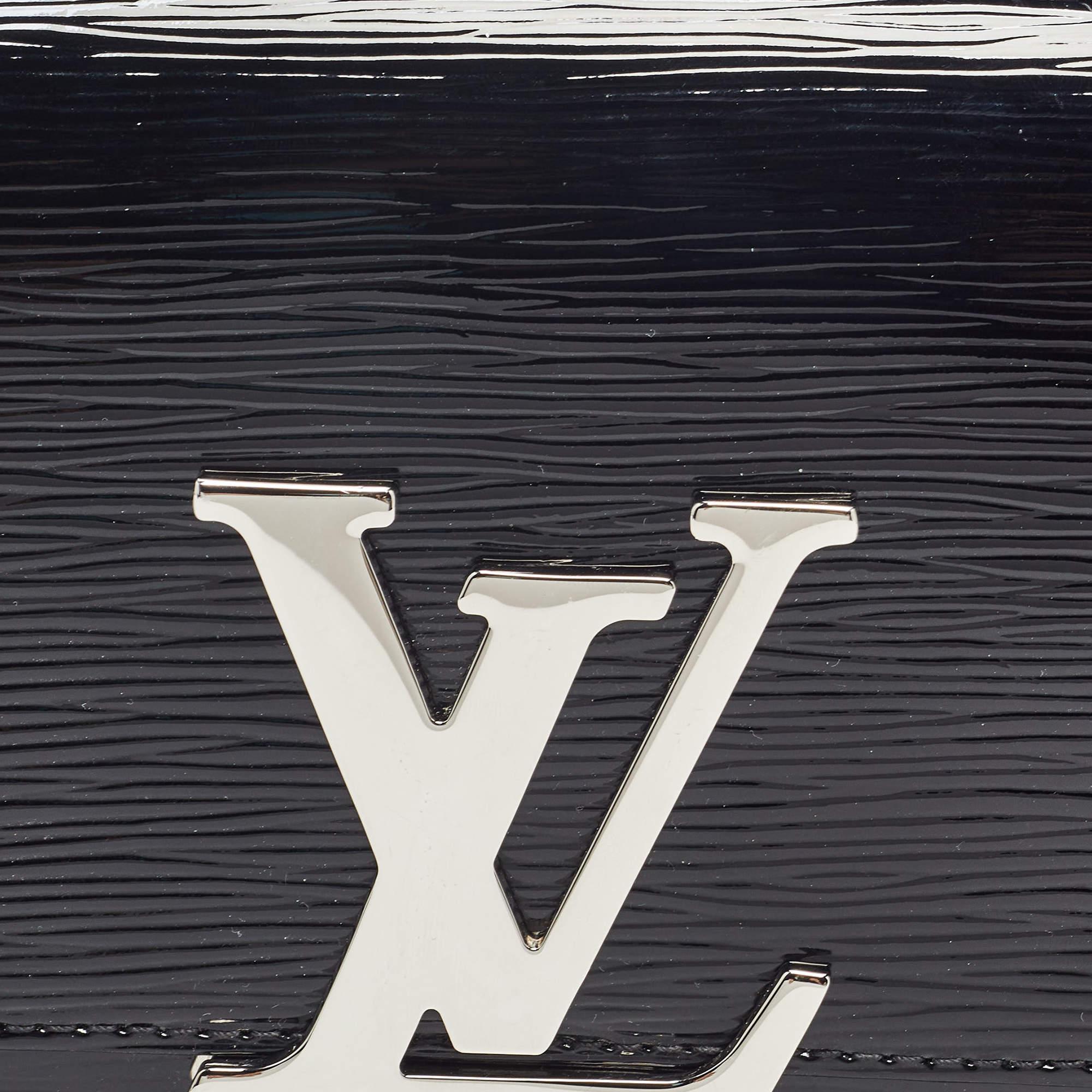 Louis Vuitton Black Electric Epi Leather Louise PM Bag 1
