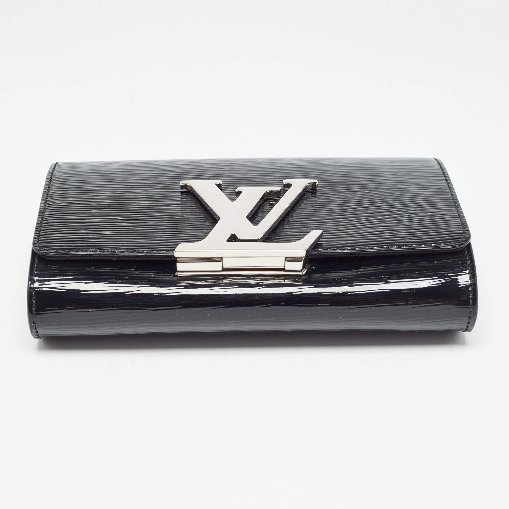Louis Vuitton Black Electric Epi Leather Louise PM Bag 3