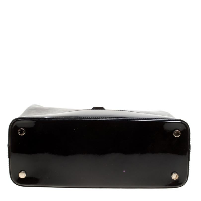 Louis Vuitton Black Electric Epi Leather Mirabeau GM Bag 6