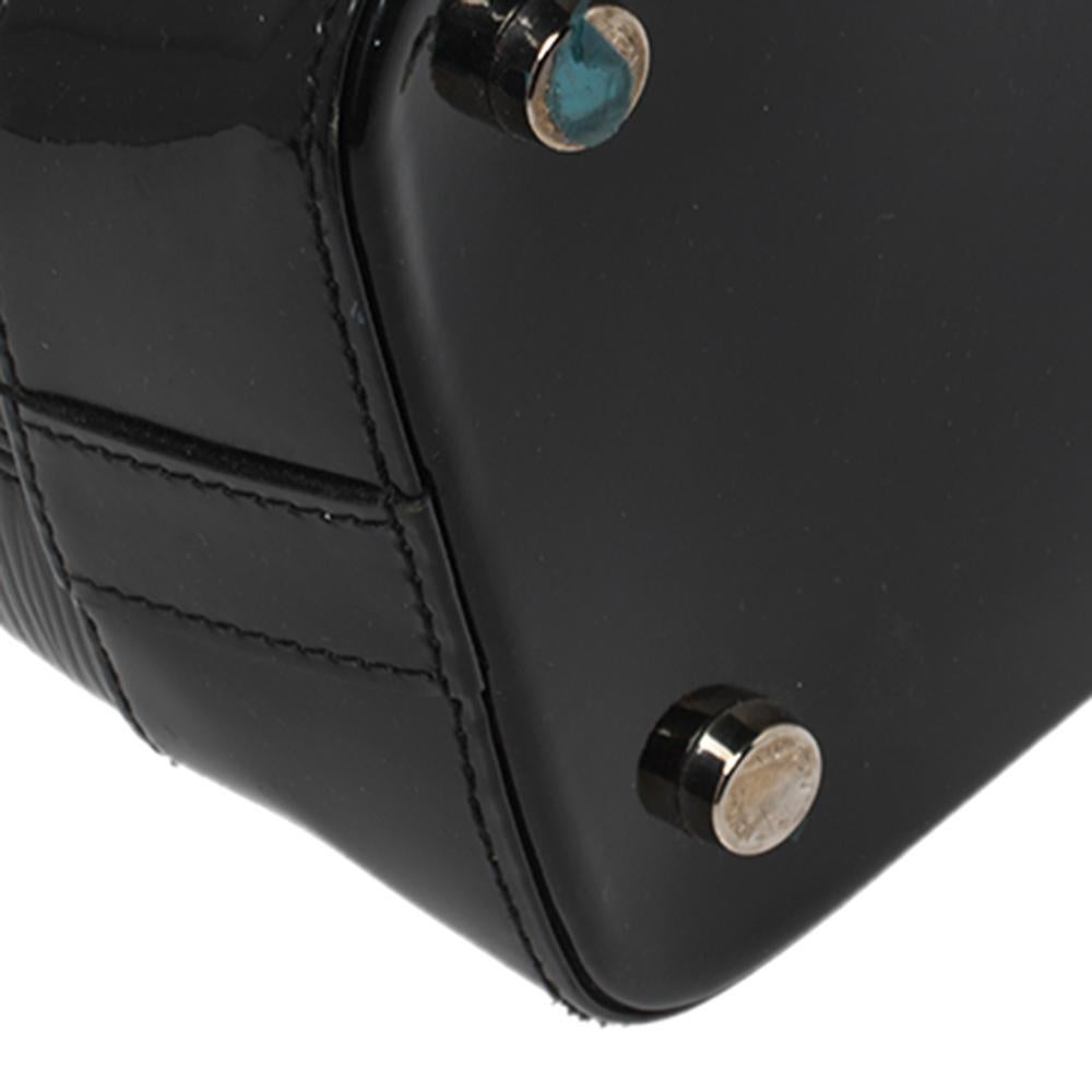 Louis Vuitton Black Electric Epi Leather Mirabeau GM Bag 6
