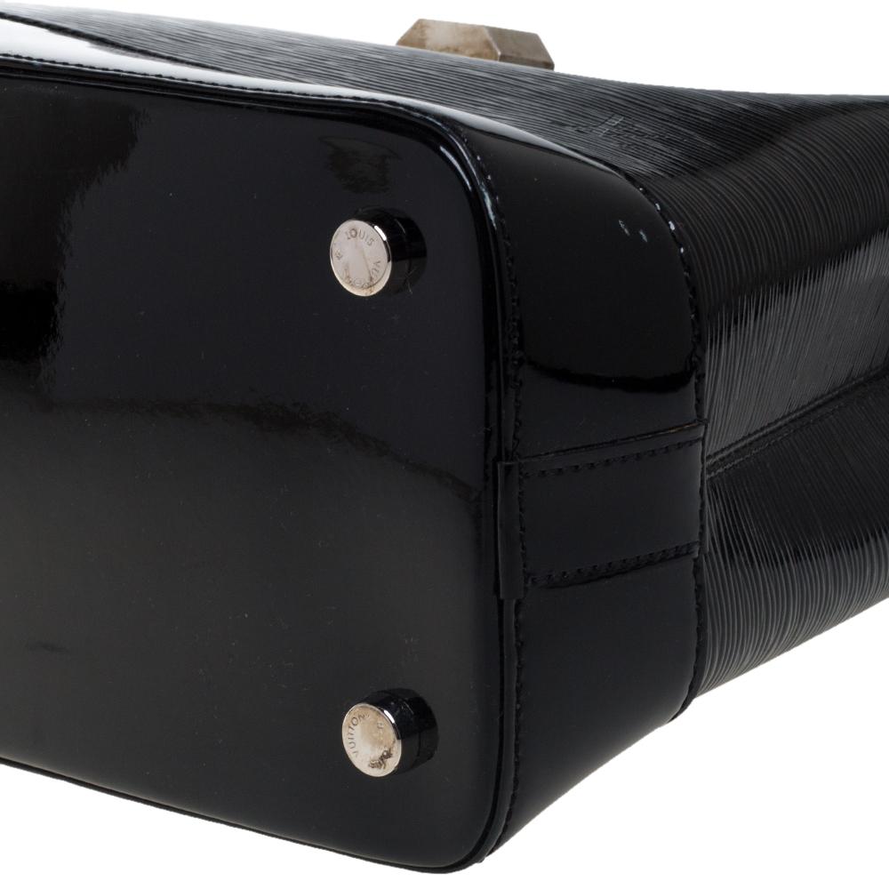 Louis Vuitton Black Electric Epi Leather Mirabeau GM Bag 7