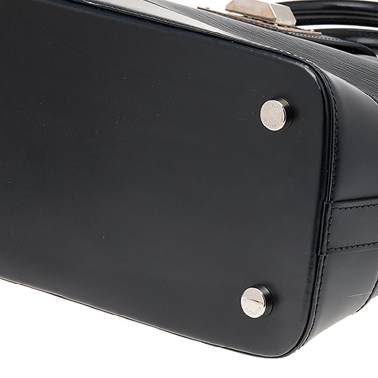 Louis Vuitton Black Electric Epi Leather Mirabeau GM Bag For Sale at ...