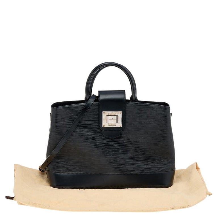 Louis Vuitton Black Electric Epi Leather Mirabeau GM Bag For Sale at ...