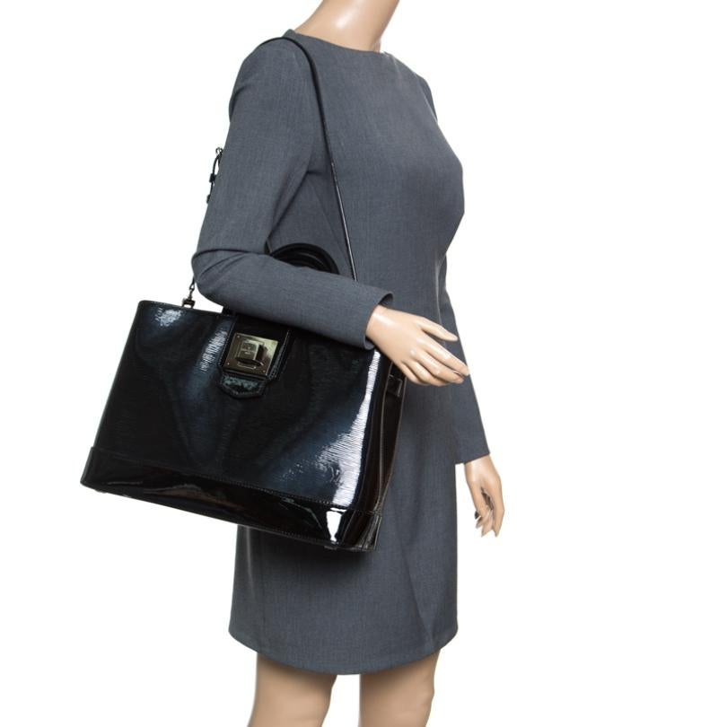 Louis Vuitton Black Electric Epi Leather Mirabeau GM Bag In Good Condition In Dubai, Al Qouz 2