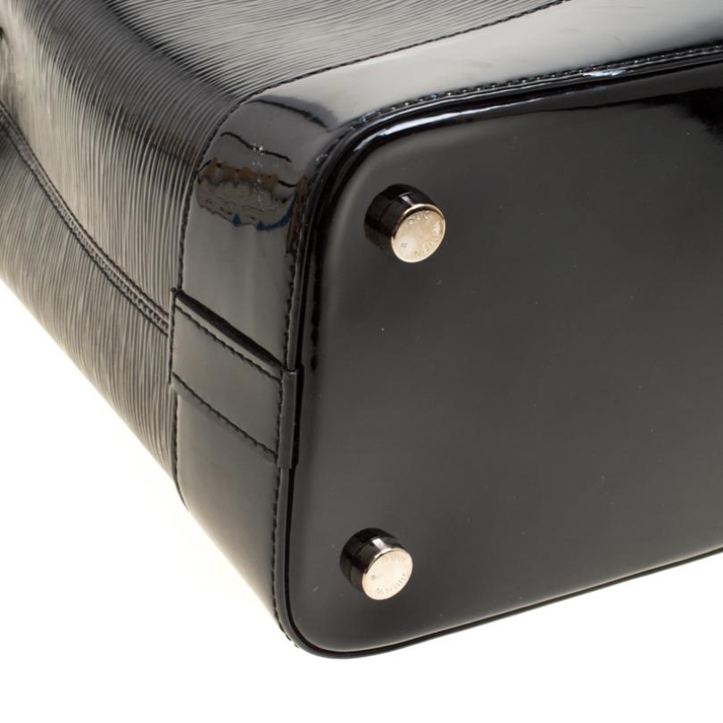 Louis Vuitton Black Electric Epi Leather Mirabeau GM Bag 1