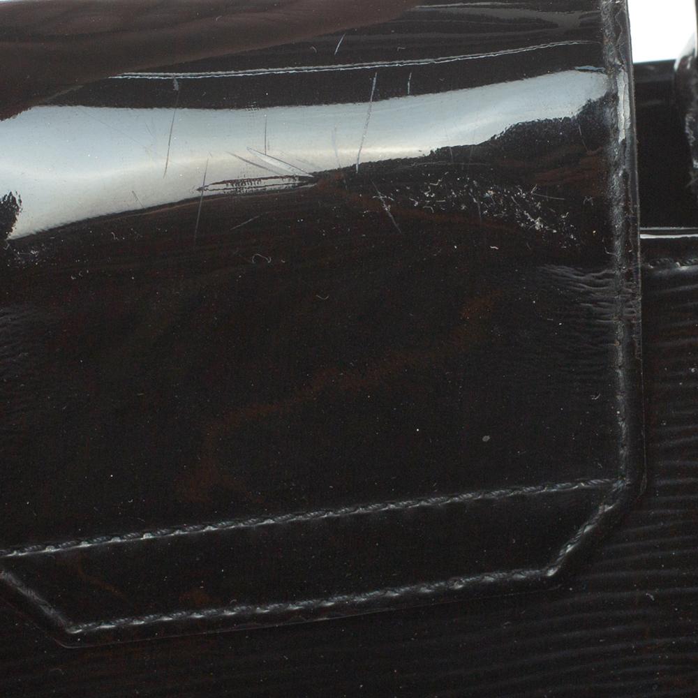 Louis Vuitton Black Electric Epi Leather Mirabeau GM Bag 4
