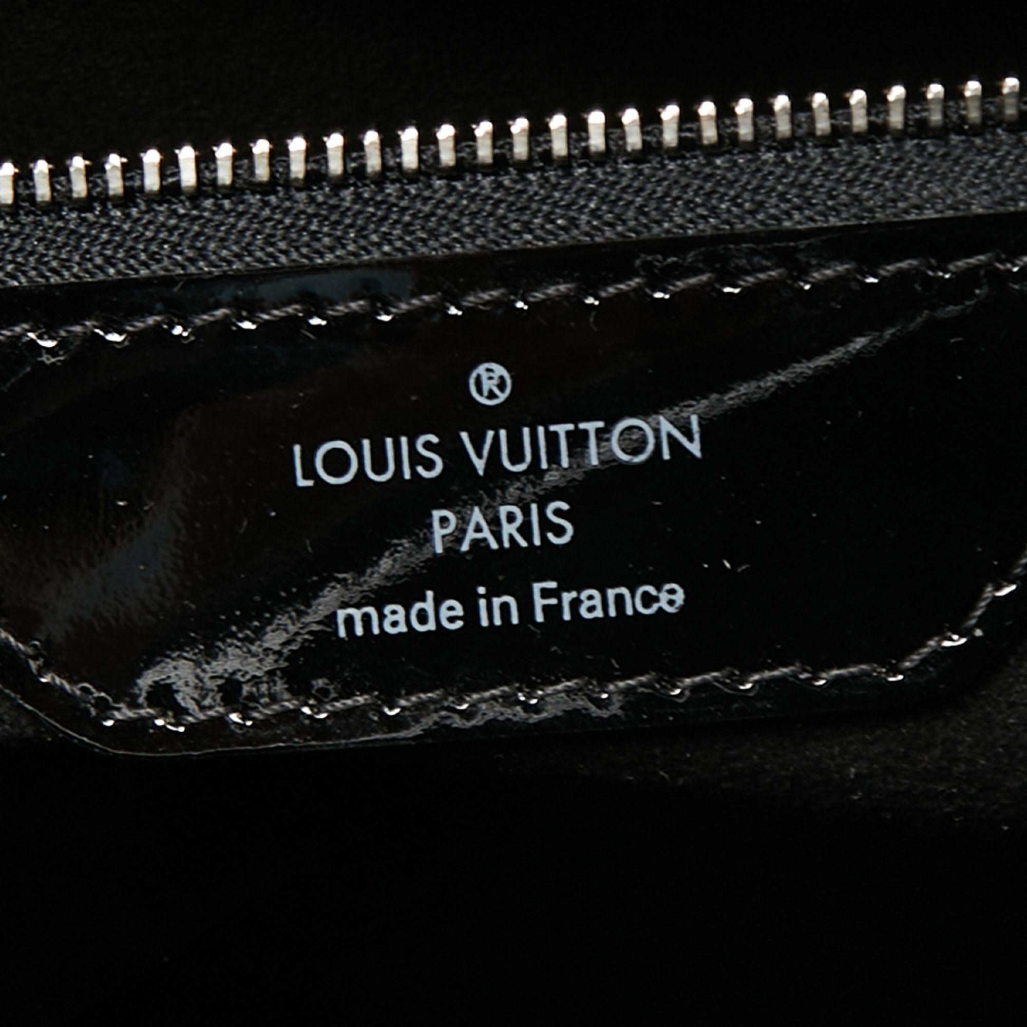 Louis Vuitton Black Electric Epi Leather Mirabeau GM Bag 5