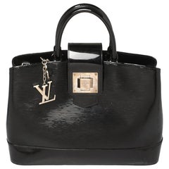 Louis Vuitton Black Electric Epi Leather Mirabeau GM Bag