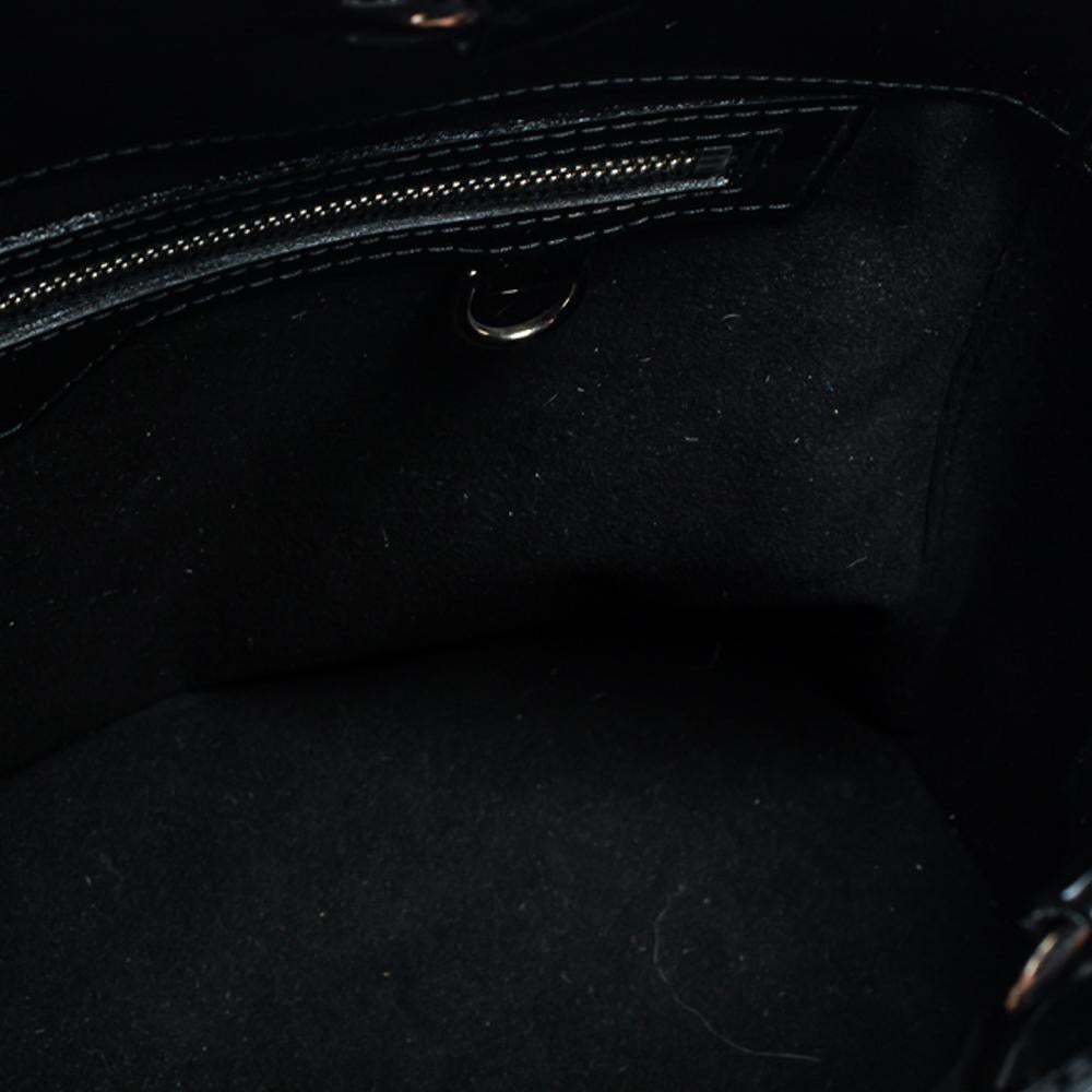 Louis Vuitton Black Electric Epi Leather Mirabeau PM Bag 8