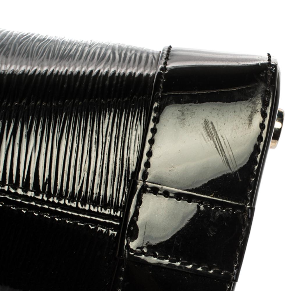Louis Vuitton Black Electric Epi Leather Mirabeau PM Bag 8