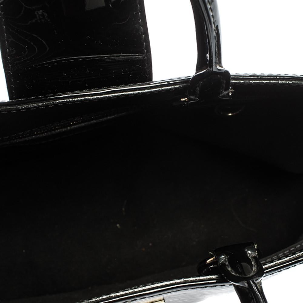 Louis Vuitton Black Electric Epi Leather Mirabeau PM Bag 2