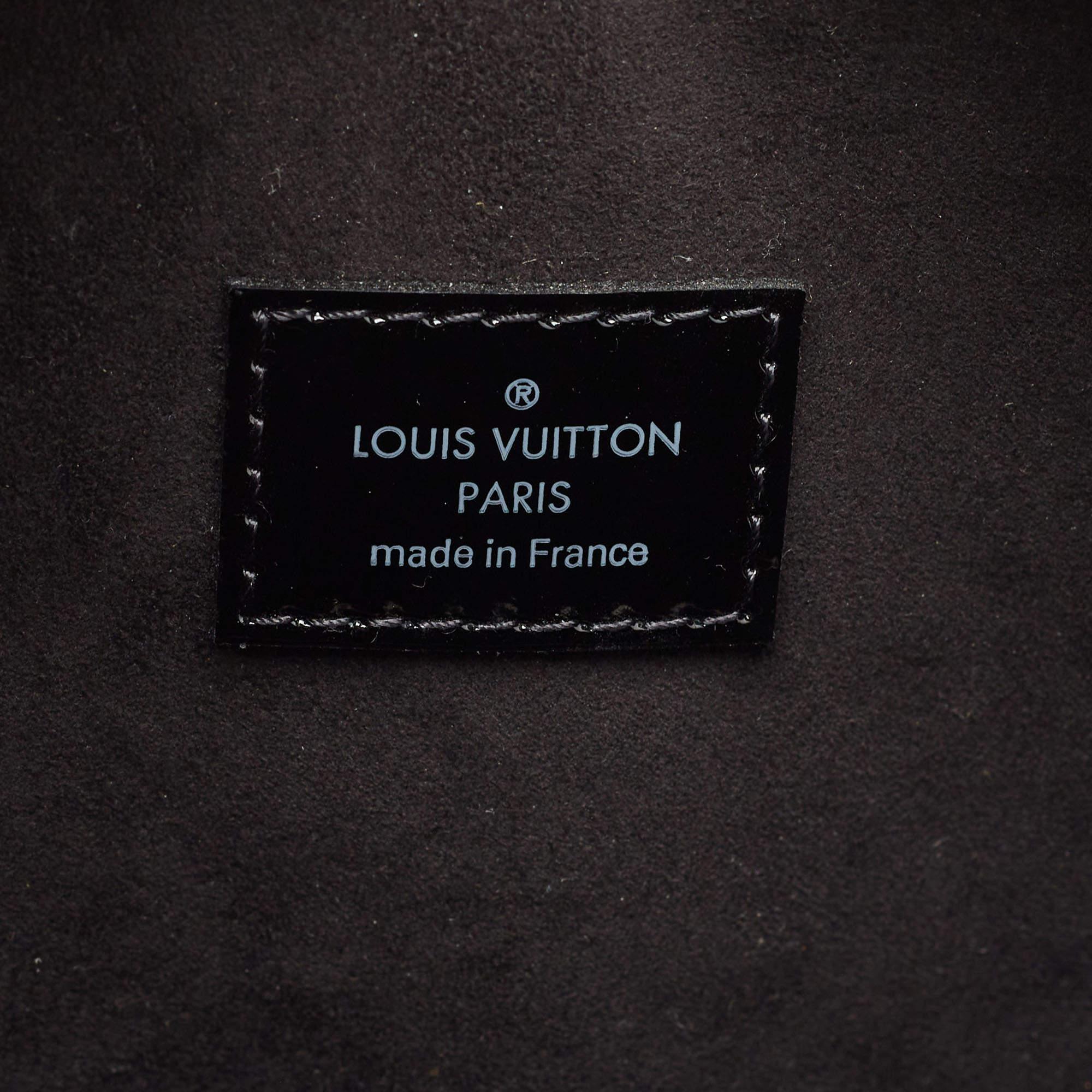 Louis Vuitton Black Electric Epi Leather Pont Neuf GM Bag For Sale 7