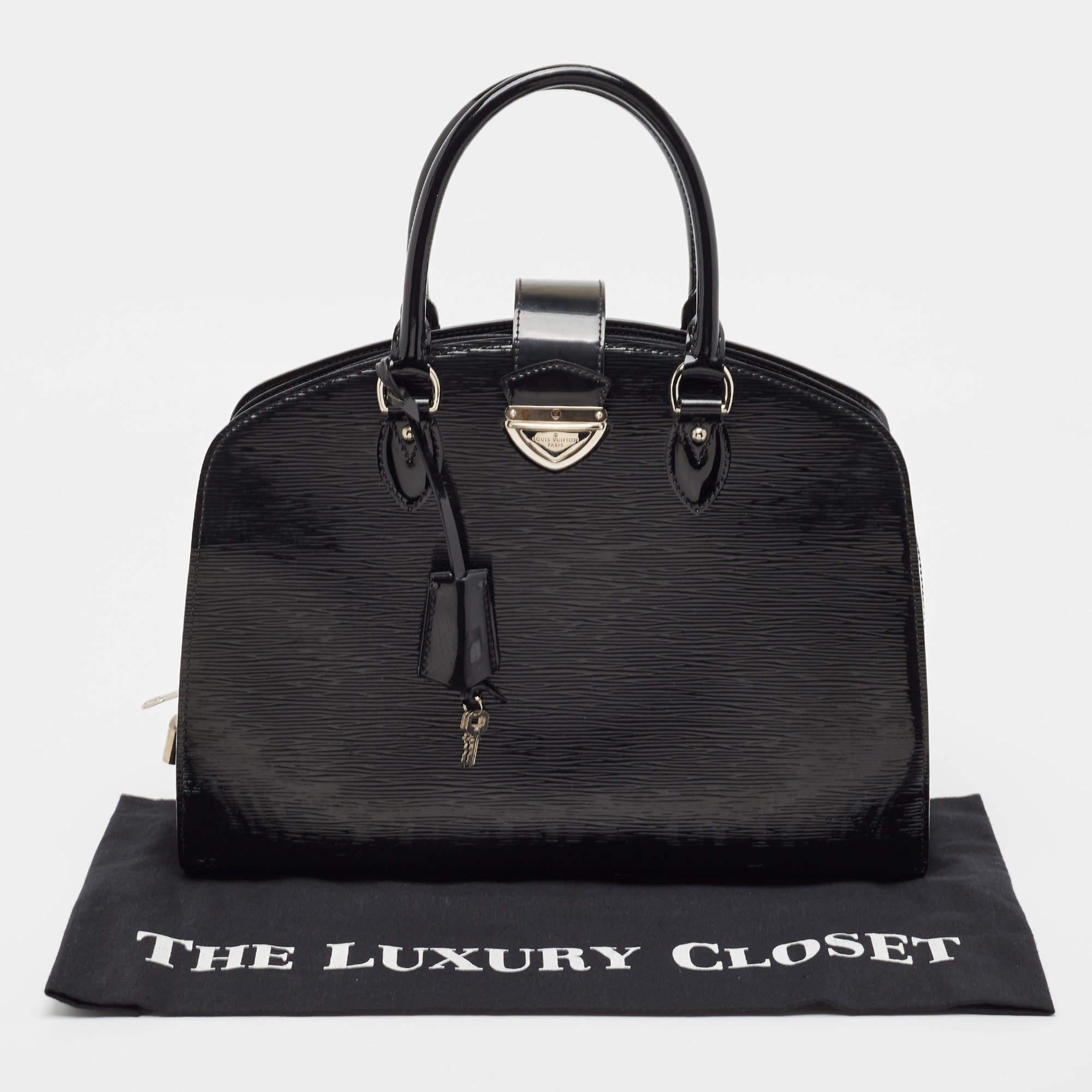 Louis Vuitton Black Electric Epi Leather Pont Neuf GM Bag 11