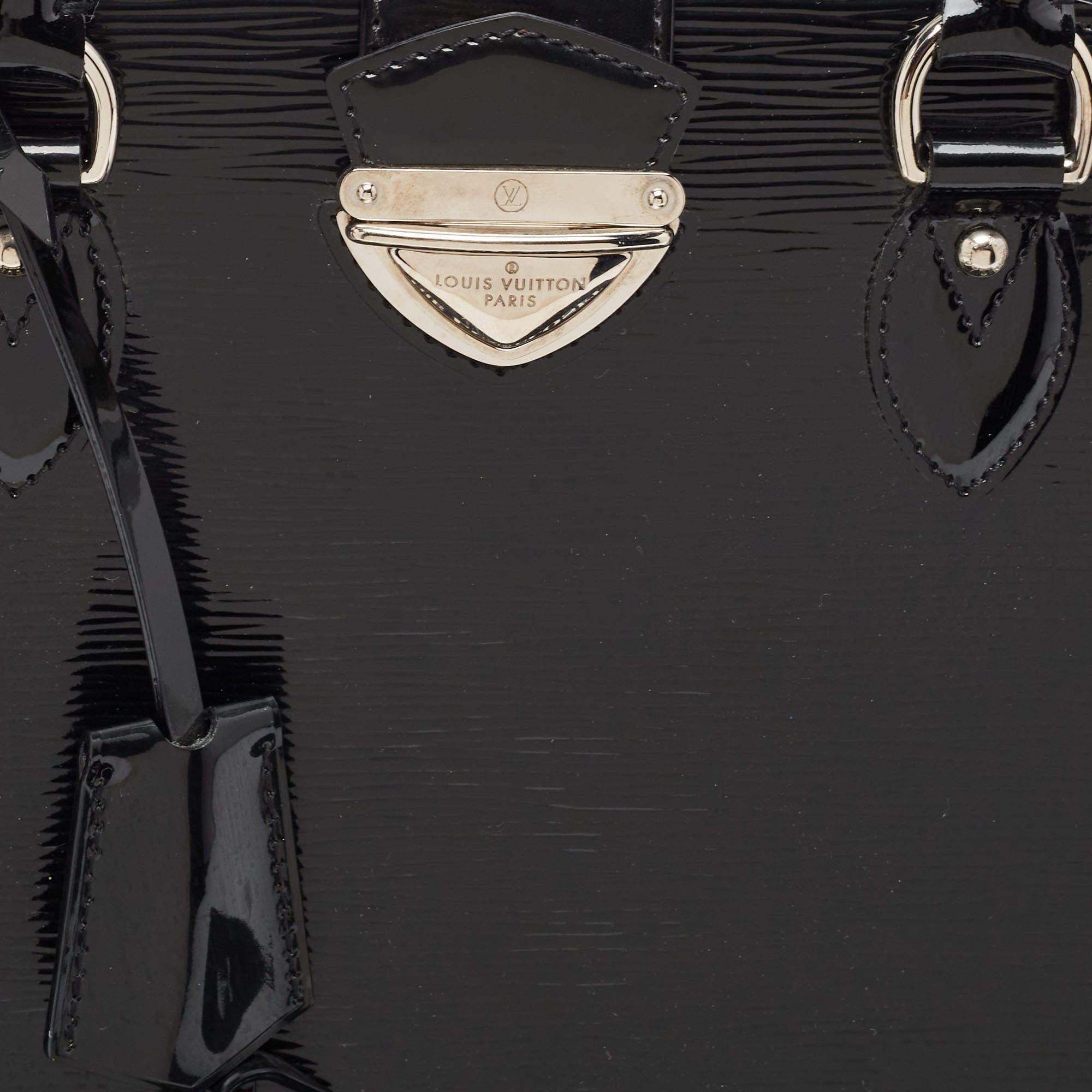 Louis Vuitton Black Electric Epi Leather Pont Neuf GM Bag For Sale 5