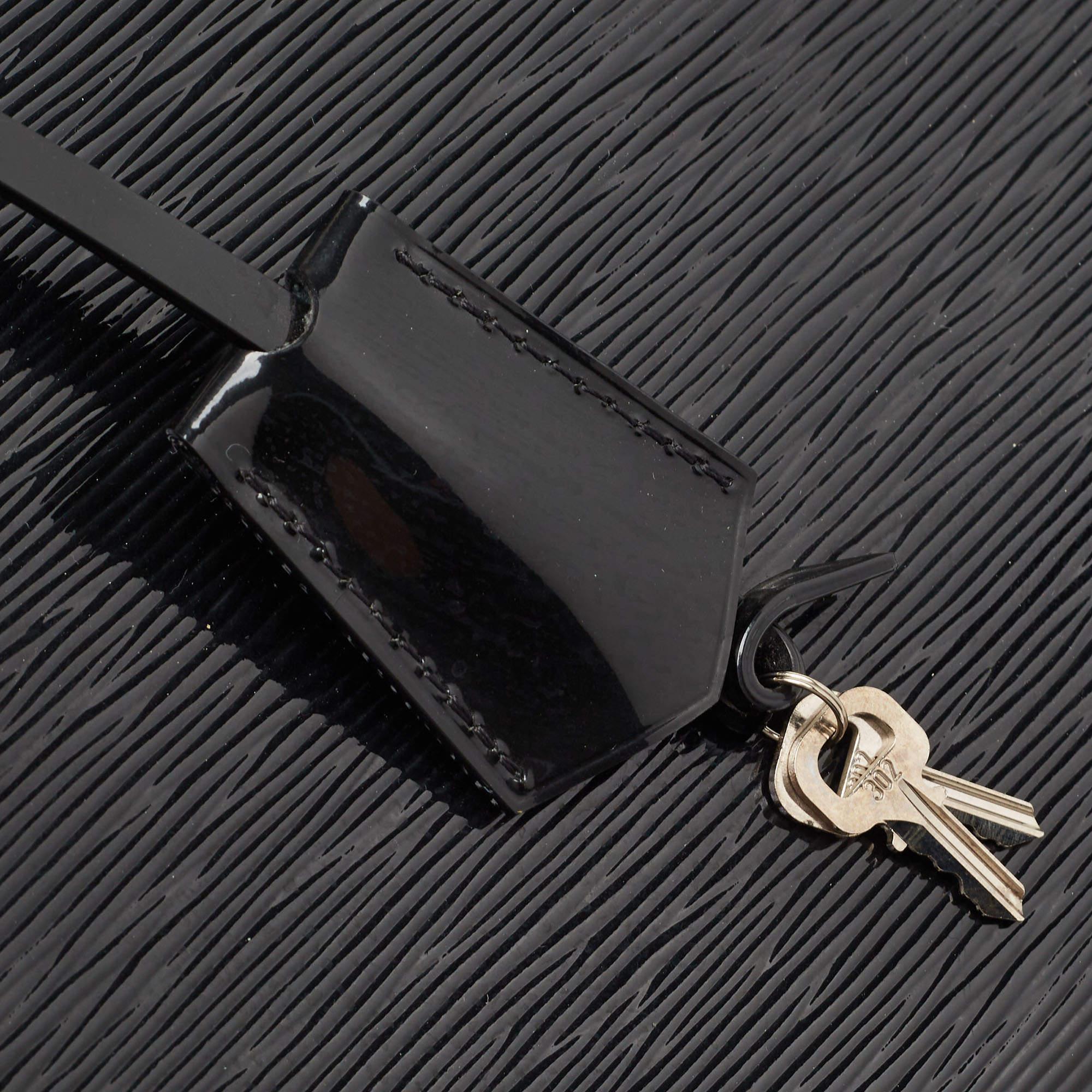 Louis Vuitton Pont Neuf GM-Tasche aus schwarzem Electric Epi-Leder 4
