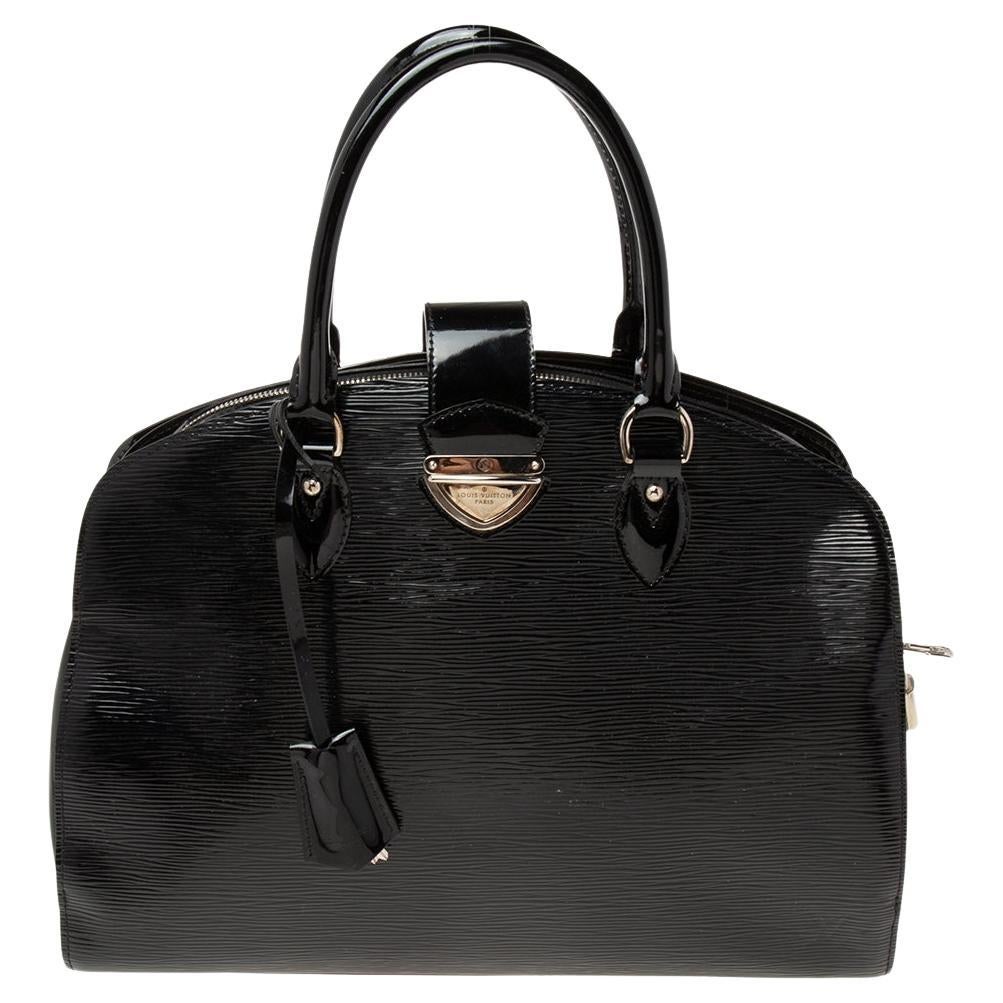Louis Vuitton Black Epi Leather Lockit Bag at 1stDibs