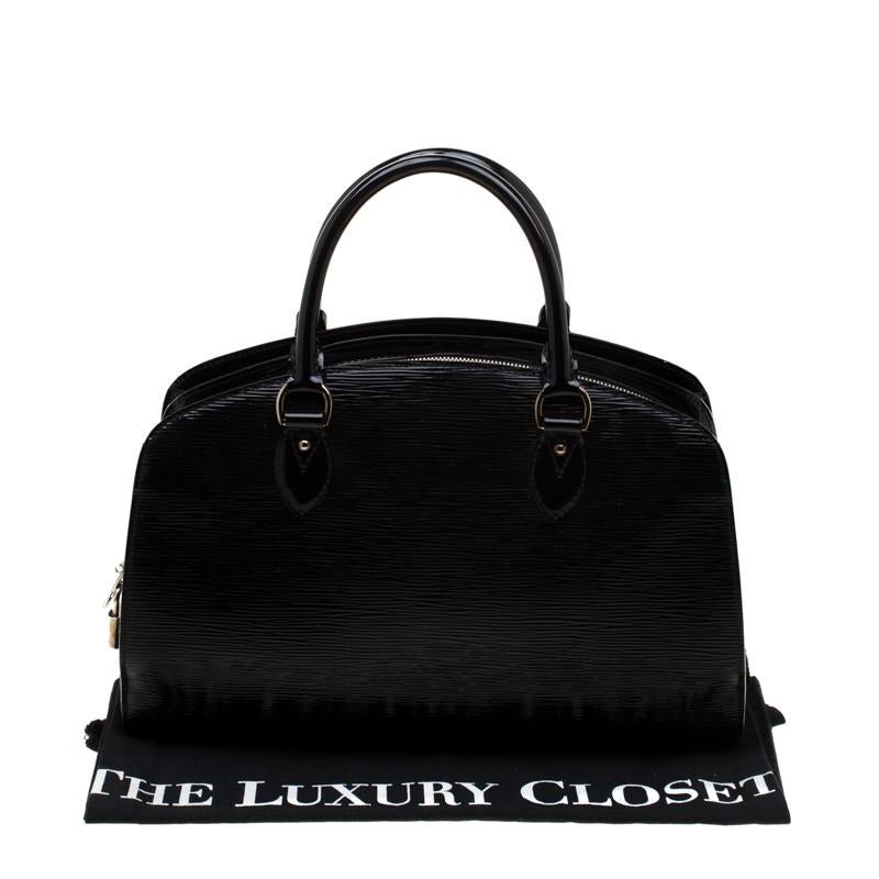 Louis Vuitton Black Electric Epi Leather Pont Neuf PM Bag 6