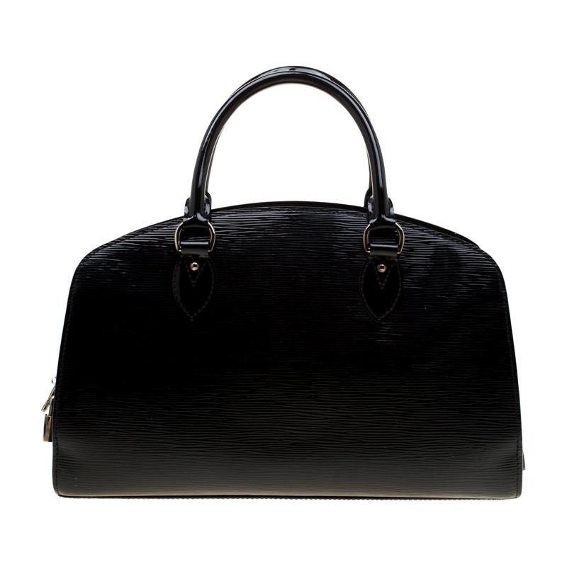 Louis Vuitton Black Electric Epi Leather Pont Neuf PM Bag