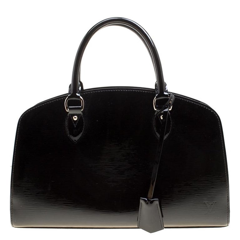 Louis Vuitton Black Electric Epi Leather Pont Neuf PM Bag For Sale at 1stdibs