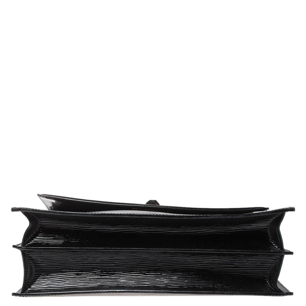 Louis Vuitton Black Electric Epi Leather Sevigne GM Bag 1