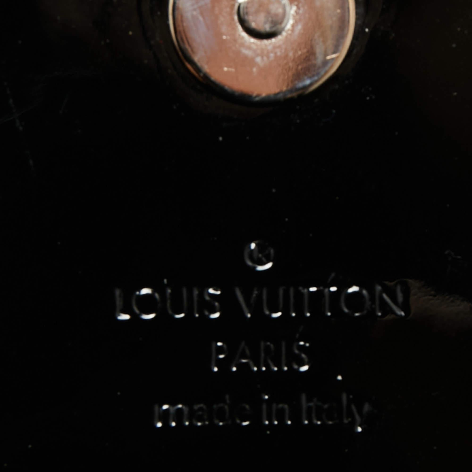 Louis Vuitton Black Electric Epi Leather Sobe Clutch 6