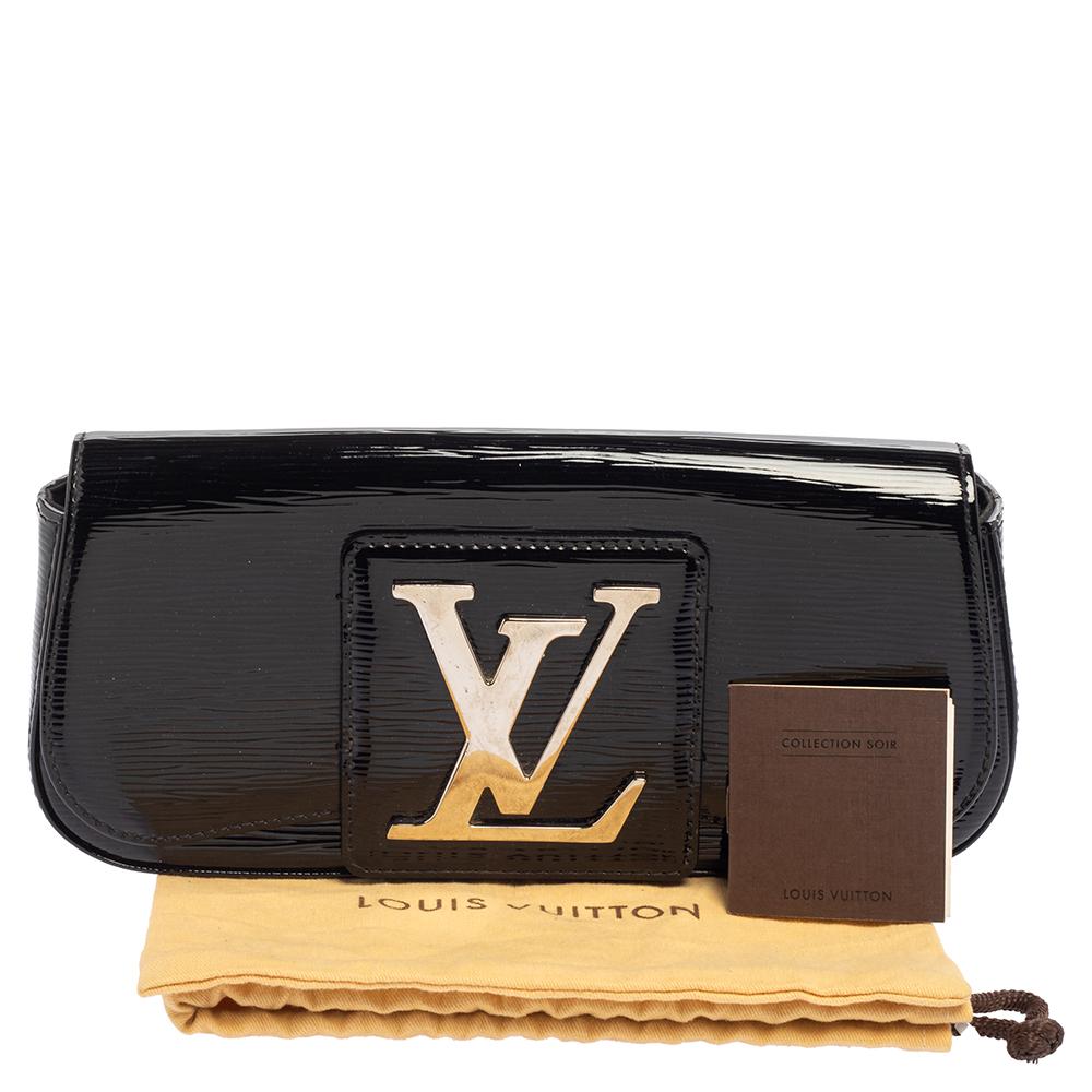 Louis Vuitton Black Electric Epi Leather Sobe Clutch 9