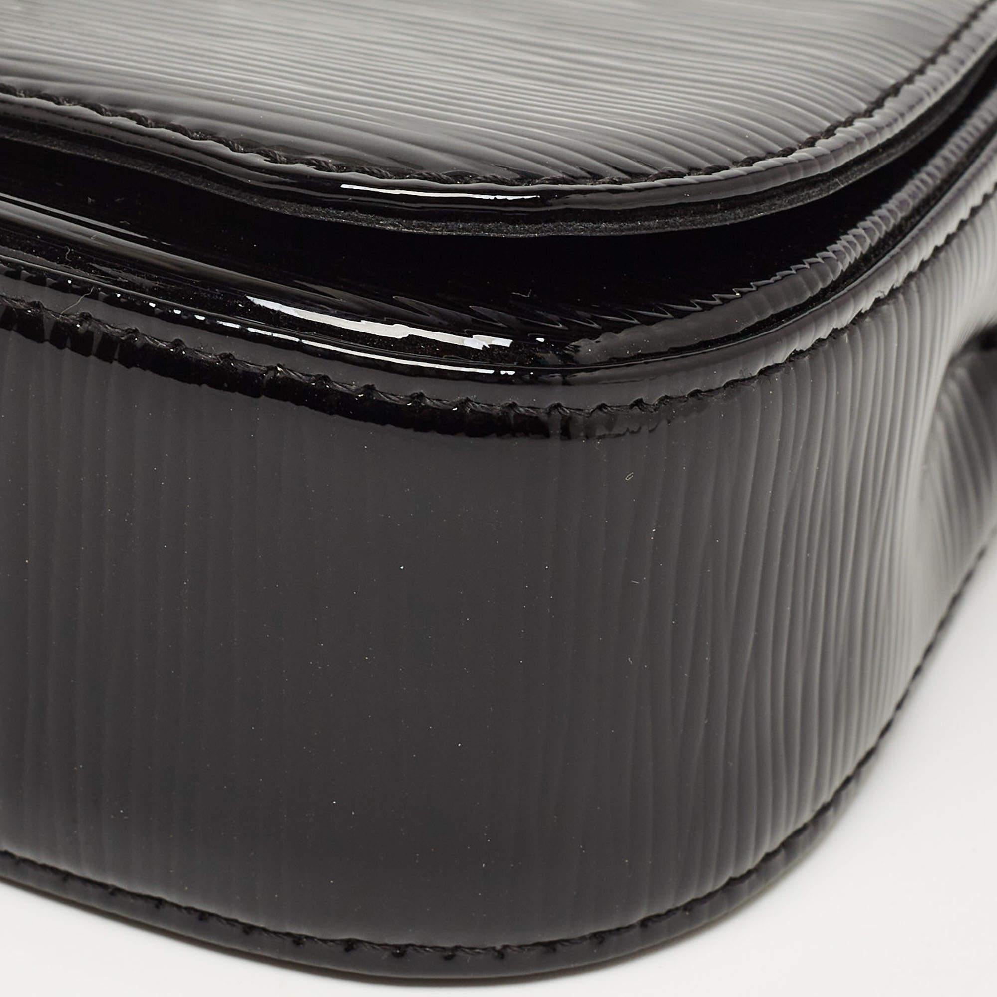 Louis Vuitton Black Electric Epi Leather Sobe Clutch 9