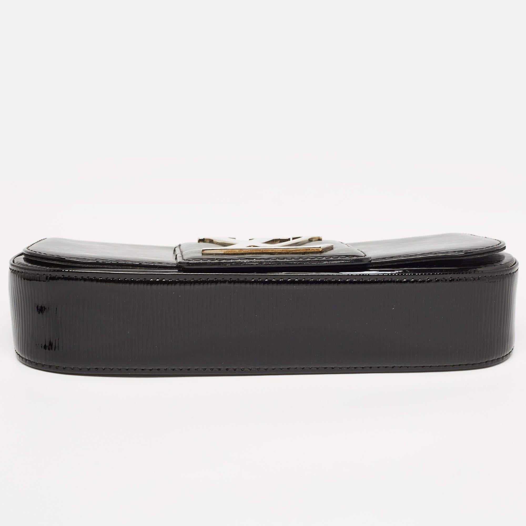 Louis Vuitton Black Electric Epi Leather Sobe Clutch 11