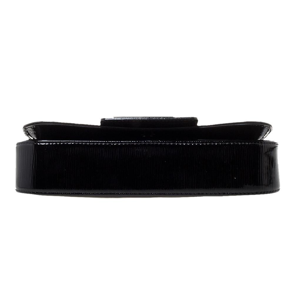 Louis Vuitton Black Electric Epi Leather Sobe Clutch 1
