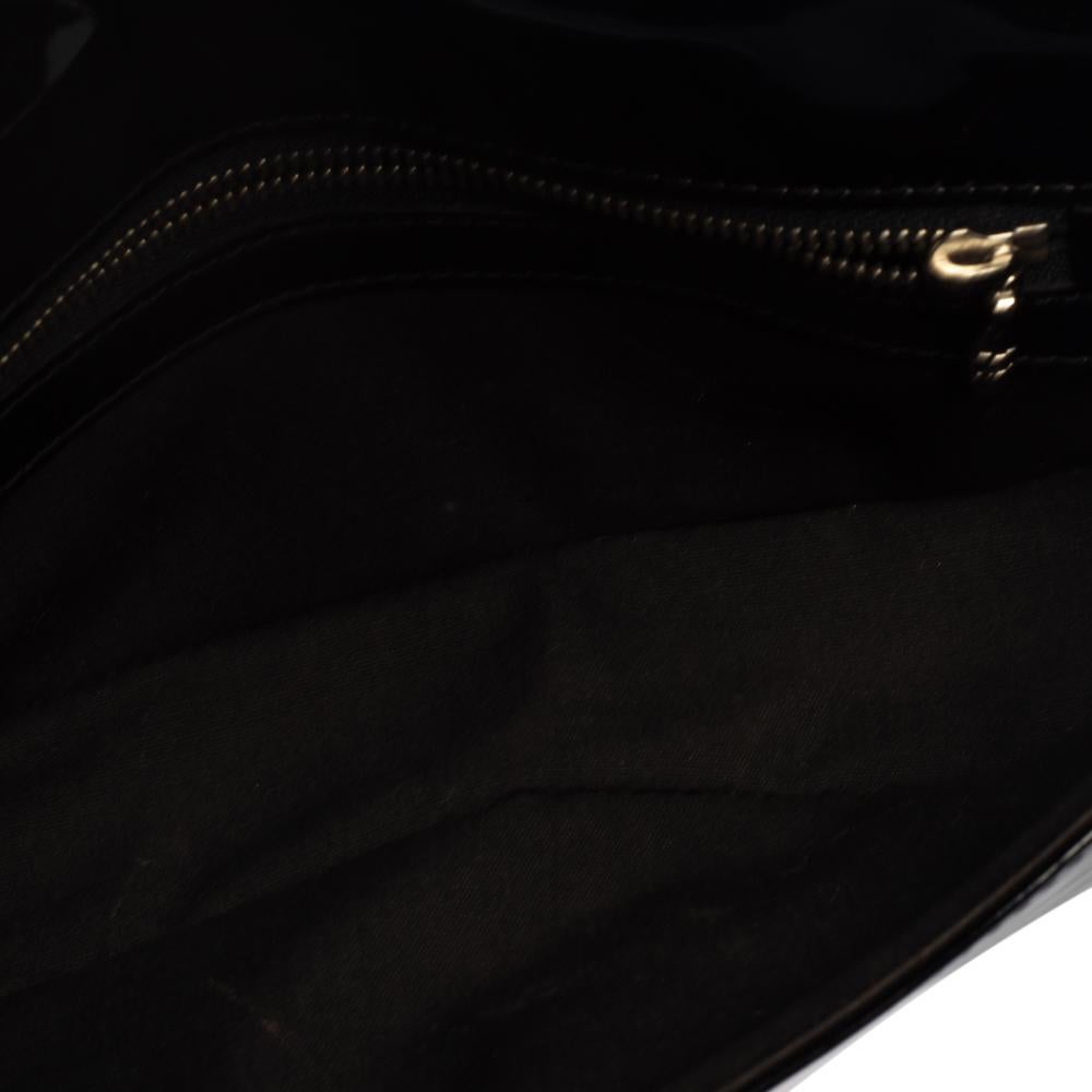 Louis Vuitton Black Electric Epi Leather Sobe Clutch 2
