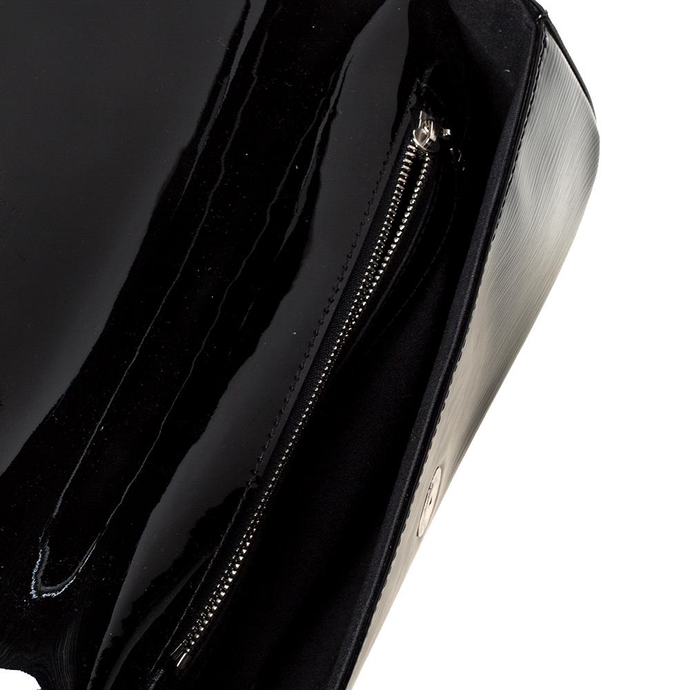 Louis Vuitton Black Electric Epi Leather Sobe Clutch 3
