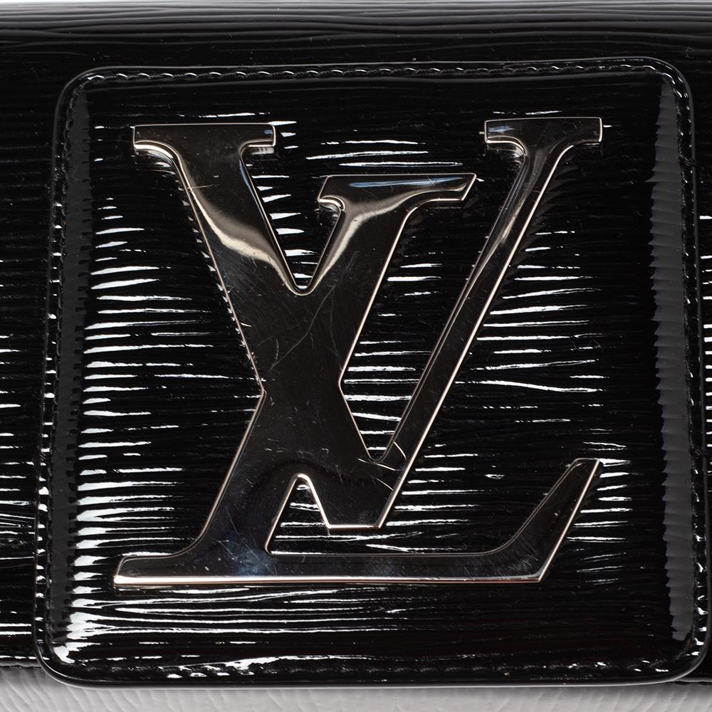 Louis Vuitton Black Electric Epi Leather Sobe Clutch 3