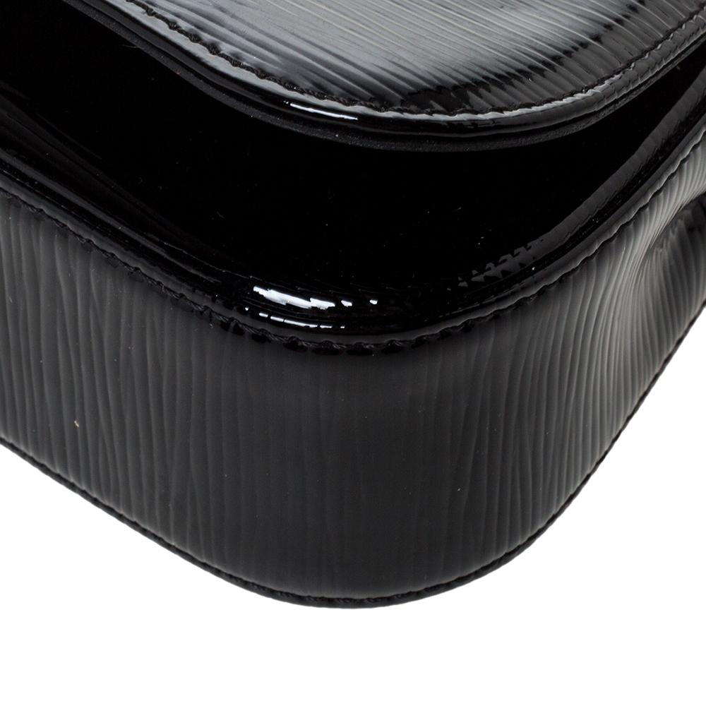 Louis Vuitton Black Electric Epi Leather Sobe Clutch 5